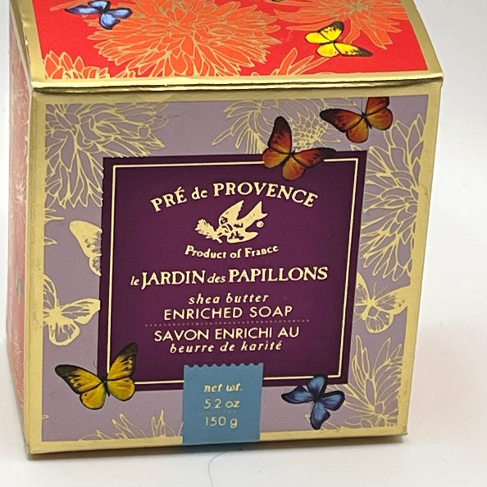 Pre de Provence Le Jardin des Papillons Shea Butter Enriched Soap 5.2 oz